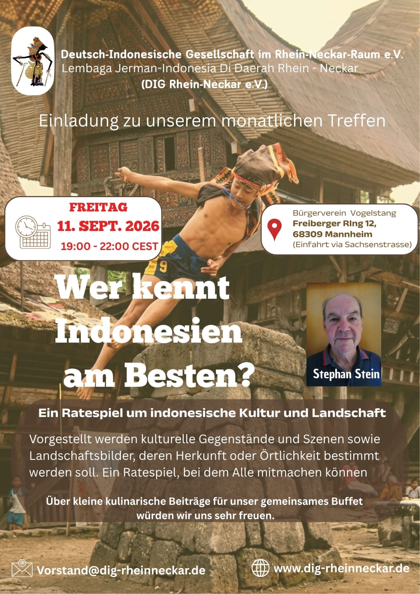 Ratespiel Flyer
